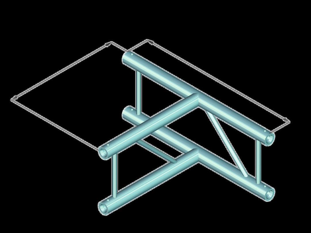 ALUTRUSS BILOCK BQ2-PAT36V 3-vägs T-del 90°
