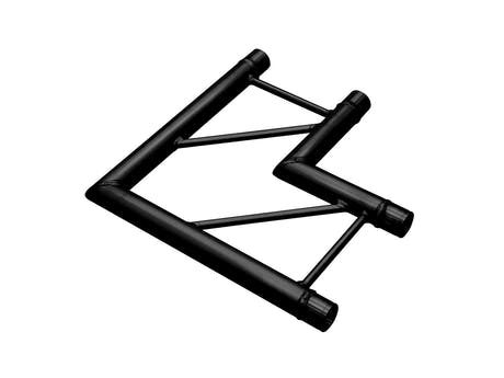 ALUTRUSS BILOCK BQ2-SPAC21H 2-way Hörn 90° bk