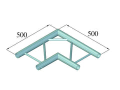 ALUTRUSS BILOCK BQ2-SPAC21H 2-way Hörn 90° bk