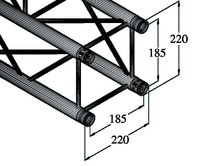 Alutruss DECOLOCK DQ4-250 (0,25m)