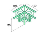 Alutruss DECOLOCK DQ4-PAL30 3-way Corner (90¡)