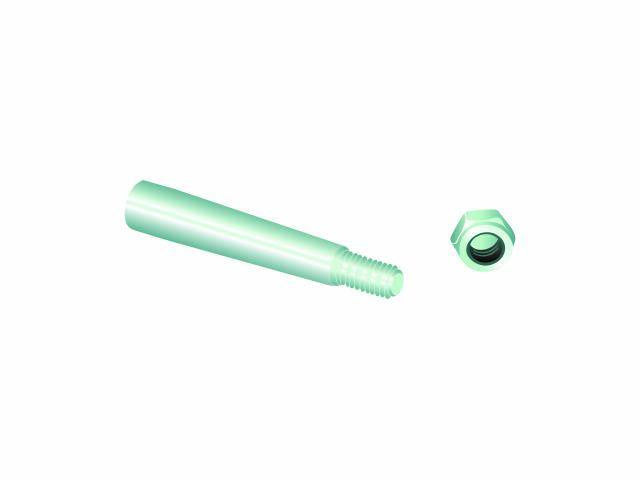 Alutruss QUICK-LOCK reservtapp med mutter M8