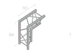 ALUTRUSS TRILOCK E-GL33 C-25 2-way Corner 90° \/