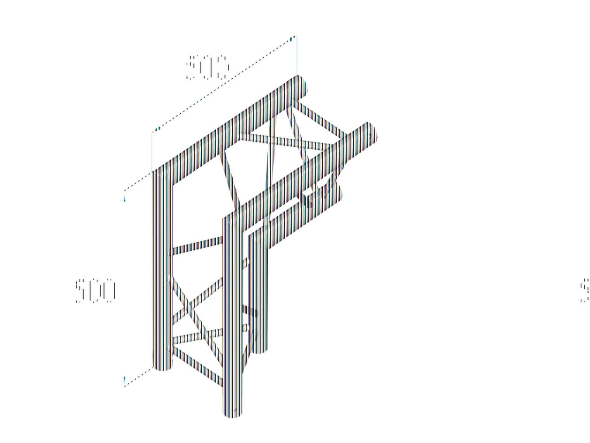 ALUTRUSS TRILOCK 6082AC-25 2-way Corner 90° \/