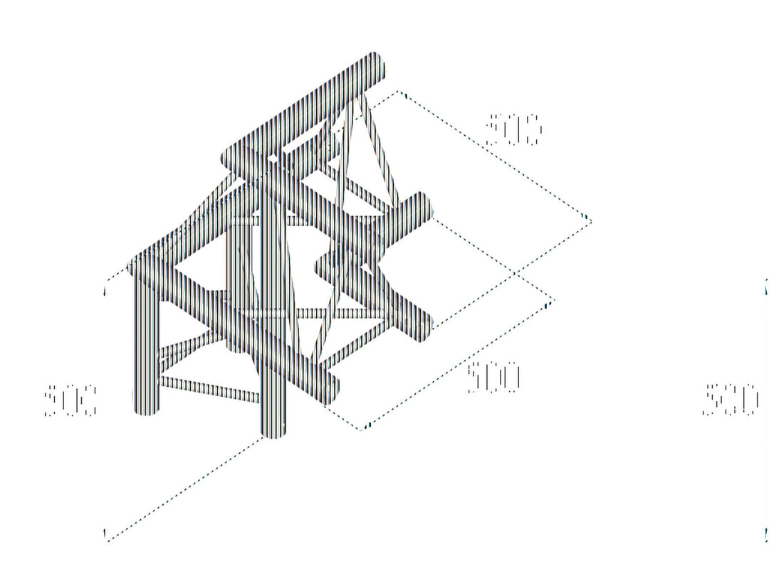 ALUTRUSS TRILOCK 6082AL-31 3-vägs hörn /\ höger