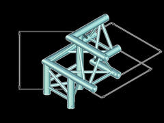 ALUTRUSS TRILOCK 6082AL-32 3-vägshörn /\ vänster