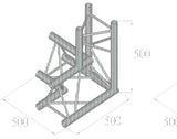 ALUTRUSS TRILOCK 6082AL-33 3-way Corner \/ right