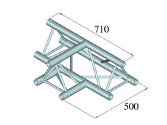 ALUTRUSS TRILOCK 6082AT-36 3-vägs T-stycke