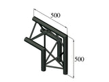 ALUTRUSS TRILOCK S-PAC 24 2-way Corner 90°/\ svart