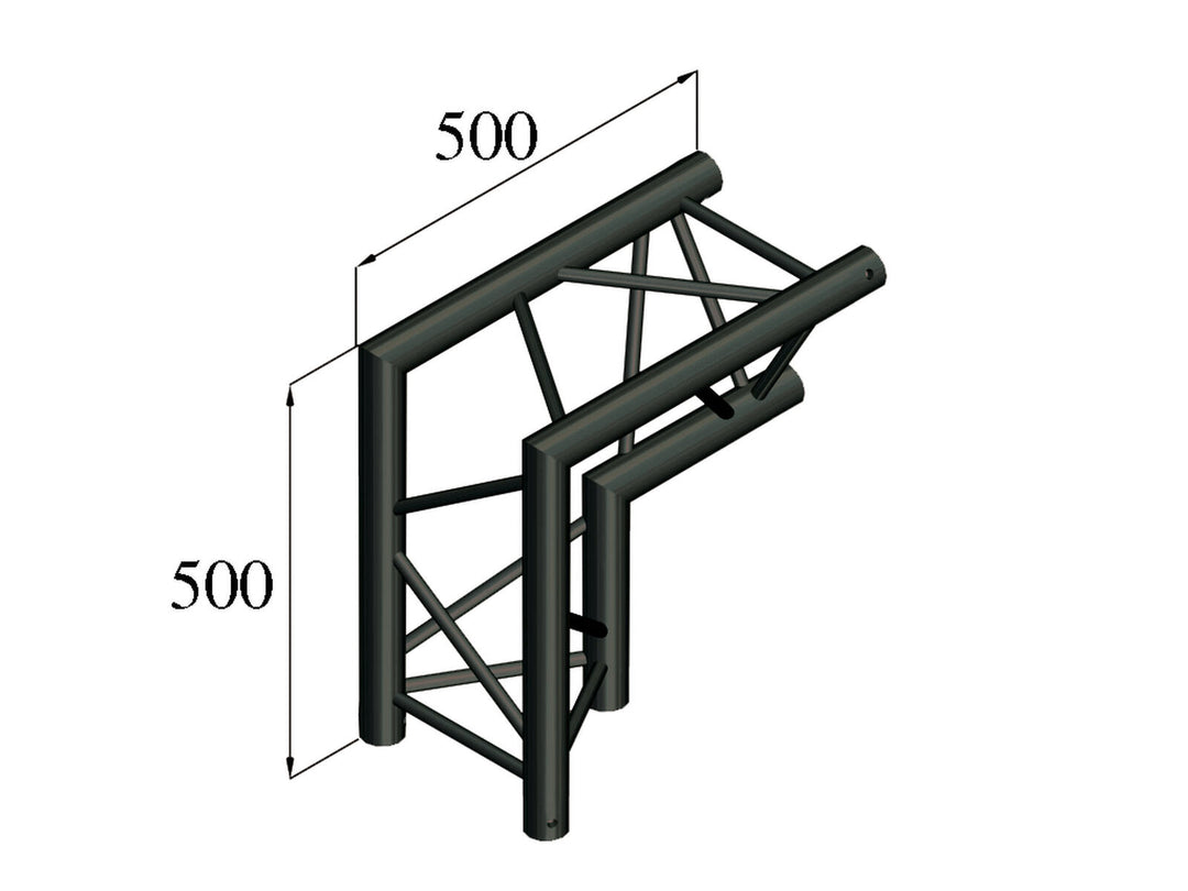 ALUTRUSS TRILOCK S-PAC 25 2-way hörn 90°\/ black