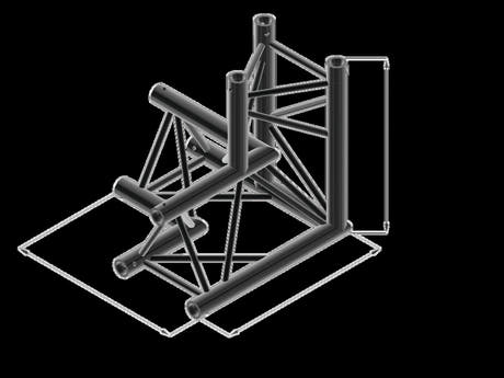 ALUTRUSS TRILOCK S-PAL-33 3-way Hörn \/ höger