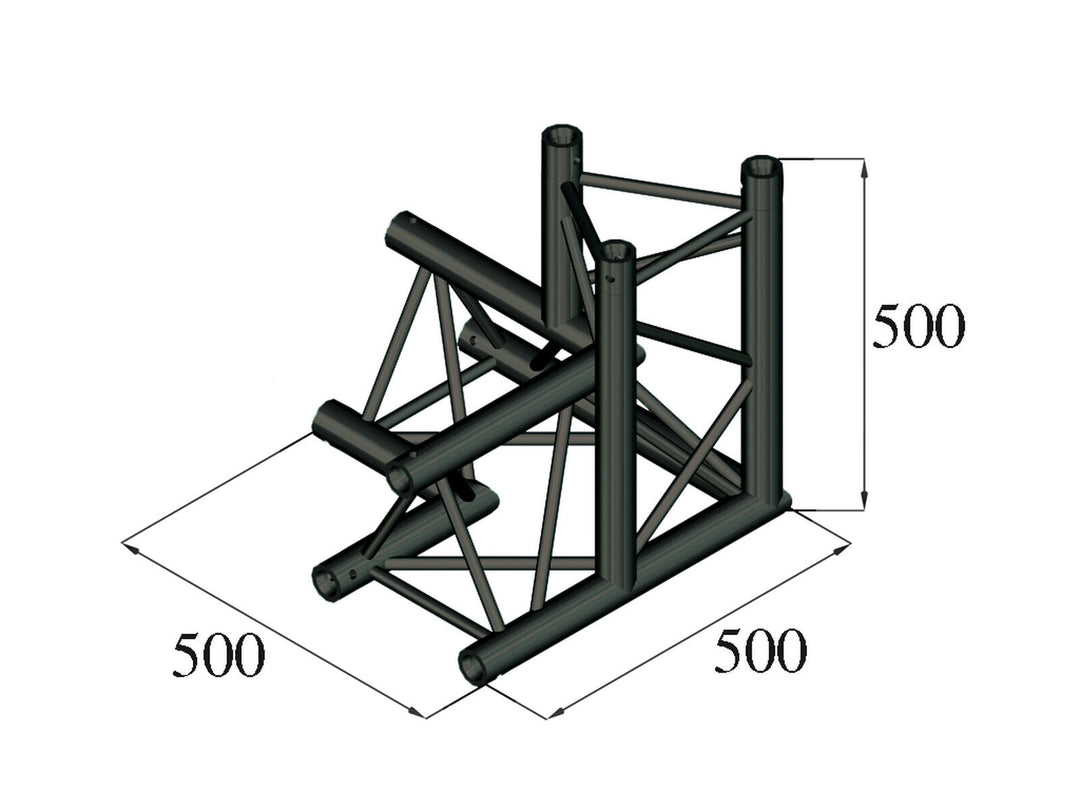 ALUTRUSS TRILOCK S-PAL-34 3-vägs hörn \/ vänster