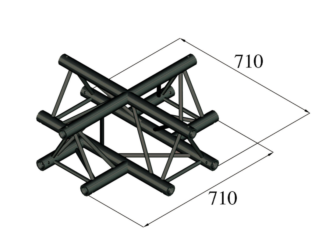 ALUTRUSS TRILOCK S-PAC-41 4-vägs kors