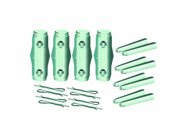 Alutruss QUADLOCK set kopplingskon / pivot / stift