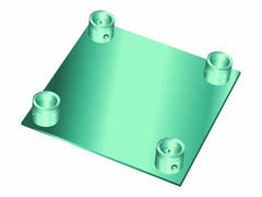 Alutruss QUADLOCK ändplatta QQGP