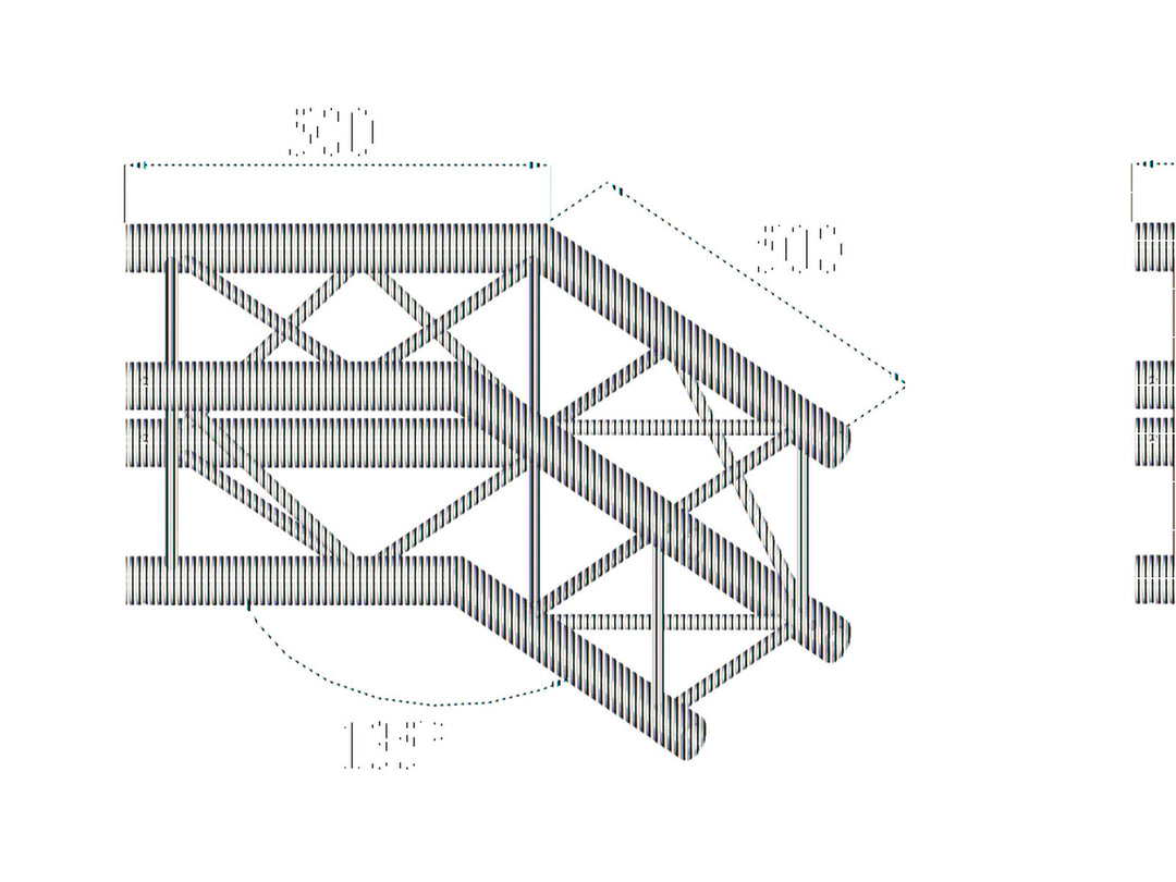 ALUTRUSS QUADLOCK S6082C-23 2-vägs hörn 135°
