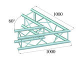Alutruss QUADLOCK 6082C-20 2-vägs hörn (60°)