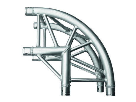Alutruss QUADLOCK 6082C-21R 2-vägs hörn 90°