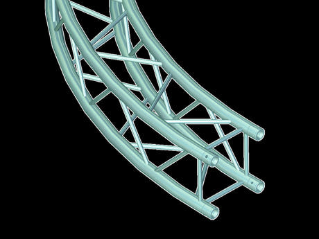 ALUTRUSS QUADLOCK 6082 Element for Circle 6m in.45°