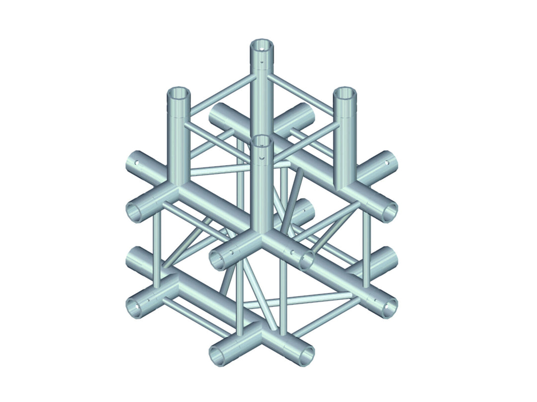 ALUTRUSS QUADLOCK QL-ET34 T-51 5-vägs T-stycke