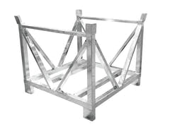 ALUTRUSS Dolly för fyrkantiga stålbottenplattor 80x80