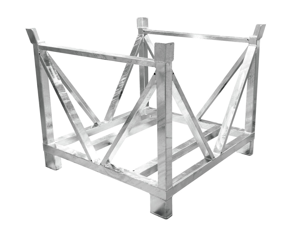 ALUTRUSS Dolly för fyrkantiga stålbottenplattor 80x80