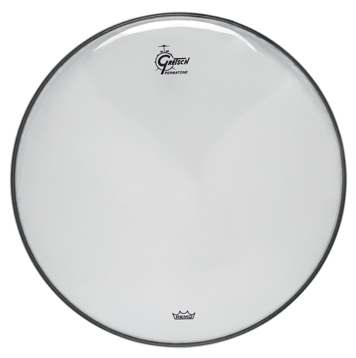 Gretsch TomTom-skinn transparent - 12"