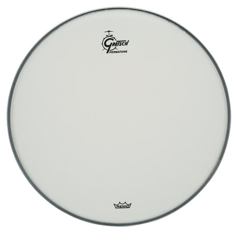 Gretsch TomTom-skinn vit coated - 12"