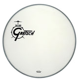 Gretsch Ambassador Coated 20" bastrumskinn, svart logotyp till vänster