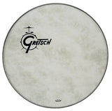 Gretsch Fiberskyn resonansskinn 20" för bastrumma, logotyp till vänster