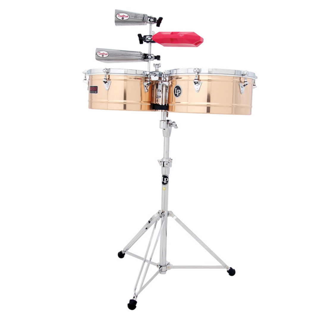 Latin Percussion Timbales Prestige brons - 13"/14" (LP1314-BZ)