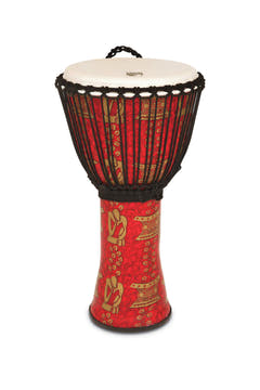 Toca Djembe Freestyle II Rope Tuned - African Sunset (TF2DJ-12AFS)