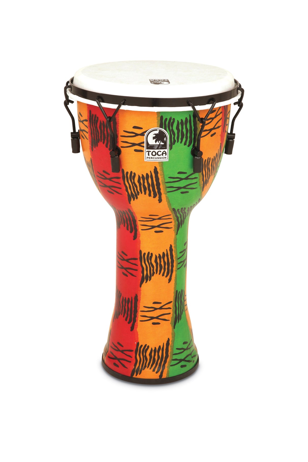 Toca Djembe Freestyle II mekaniskt stämd - Röd mask (TF2DM-12RM)