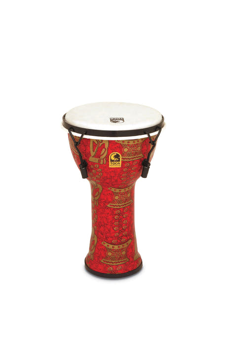 Toca Djembe Freestyle II mekaniskt stämd - Röd mask (TF2DM-9RM)