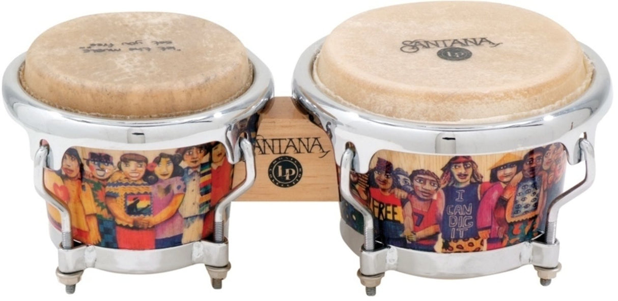 Latin Percussion bongo Mini stämbar - Santana Mini-Bongos (LPM200-AW)