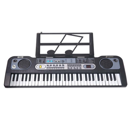 Keyboard med Mikrofoner – 61 tangenter för barn