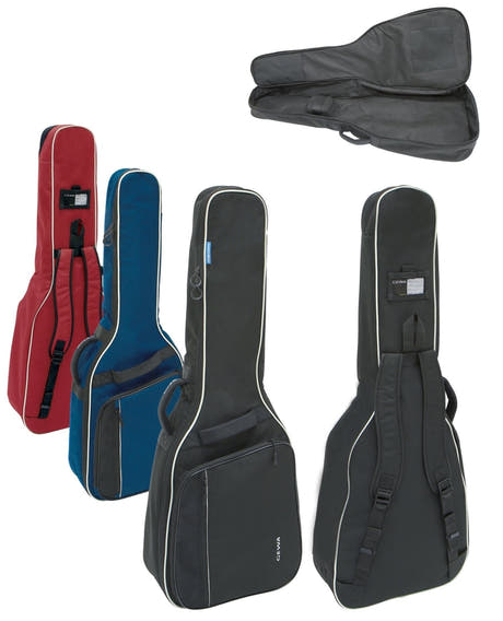 GEWA Gitarrer-gigbag Economy 12 - Classic 1/4-1/8 röd