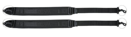 GEWA ryggsäcksmontering formgjutet Fioler/viola-fodral - Ryggremmar, 2 st (längd 56 - 96 cm)