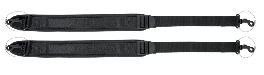 GEWA ryggsäcksmontering formgjutet Fioler/viola-fodral - Ryggremmar, 2 st (längd 56 - 96 cm)