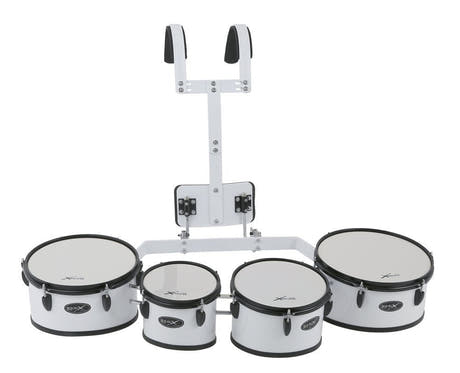 Basix quad-tom-set för marsch, 8", 10", 12" och 13"