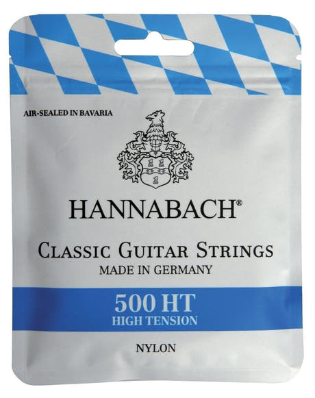 Hannabach 500 strängset för klassisk gitarr, high tension