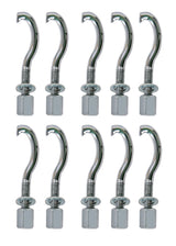 Latin Percussion stämspännskruvar Brazilian LP3010 LP3010N LP3012 LP3012-SM Pandeiro - LP3006 Tamborim - Krom, 10 st (LP3923)