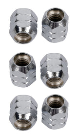 LP952 Super Nuts 5/16" muttrar, krom, 6 st.