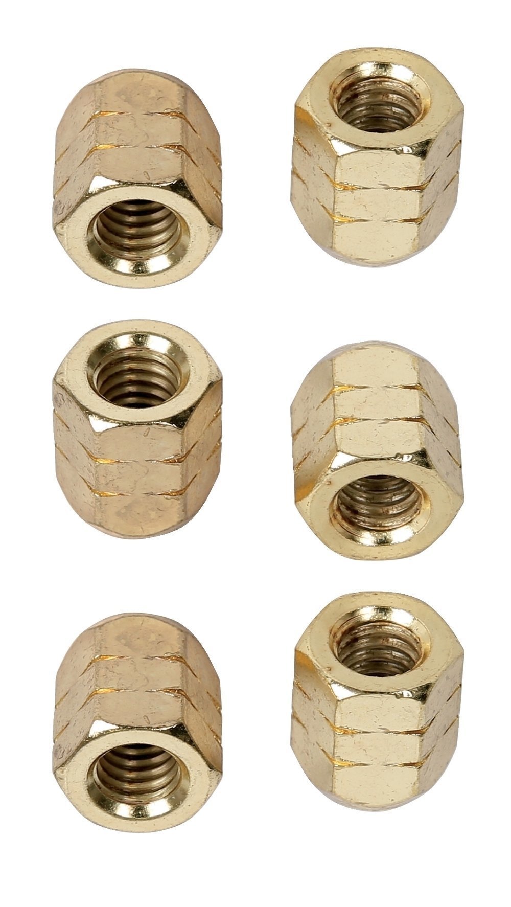 LP952B Super Nuts 5/16" muttrar, guld, 6 st.