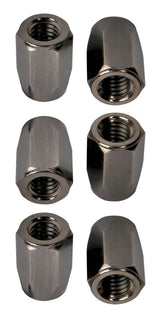 LP952-BN Super Nuts 3/8" muttrar, borstad nickel, 6 st.