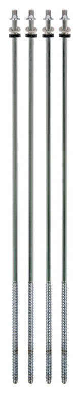 Latin Percussion Spännskruvar till brasiliansk Surdo - LP3018 LP3020 LP3118 LP3120 - Krom, 4 st (LP3920)