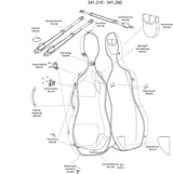 GEWA handtag med beslag till Air-cellofodral