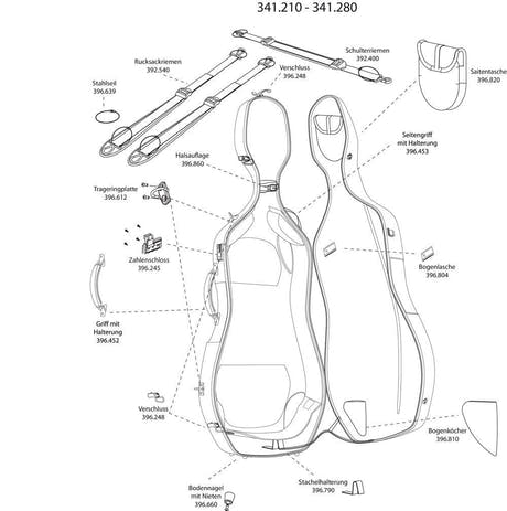 GEWA upphängningssystem för Air-cellofodral
