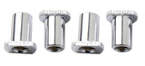 Latin Percussion Stämhylsor & spännstänger, tillbehör Gängade hylsor, brasiliansk Top Tuning - LP3110 LP3112 Repinique - LP3018 LP3020 LP3118 LP3120 Surdo - LP3408 Cuica - LP3212 Caixa - LP3314 Timbau - Krom (LP3935)
