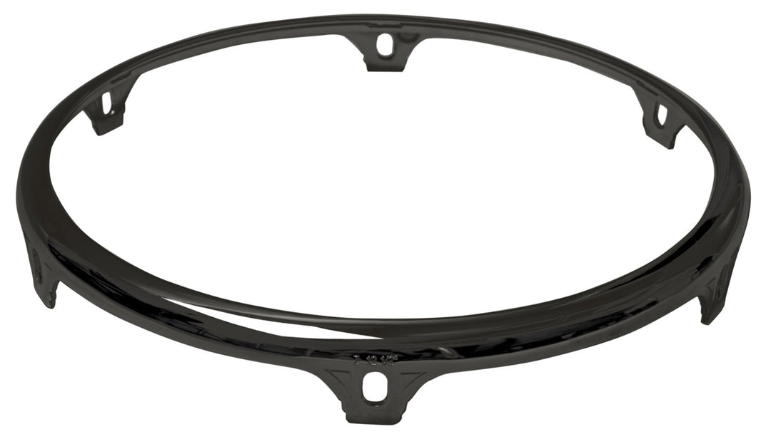 Latin Percussion Hooped Conga Comfort Curve II - Z Series (förlängd krage) Svart spegel - 12 1/2" Tumba | 6 hål (LP774C)
